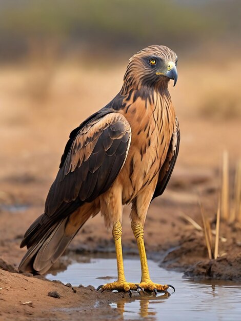 image of a Levant African Marsh Harrier bird ai generated