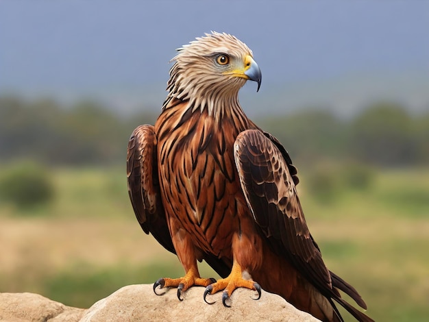 image of a Levant Red Kite bird ai generated