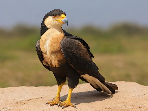 image of a Levant Southern Caracara bird ai generated