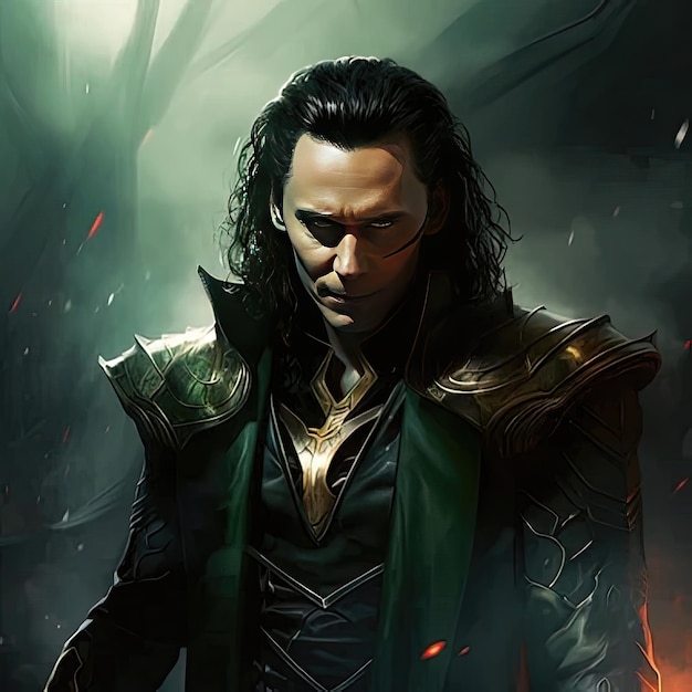 Photo an image of loki in lokis costume