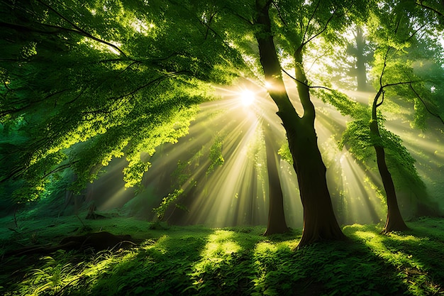 Image of Majestic Forest Path