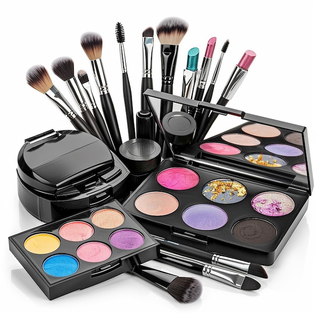 image of Makeup kit in transparent background