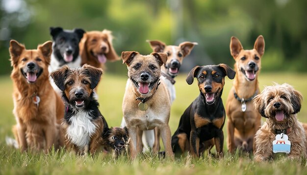 Photo image of national dog day dogs group