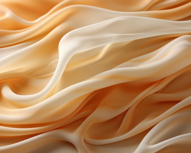 an image of an orange and white silk fabric