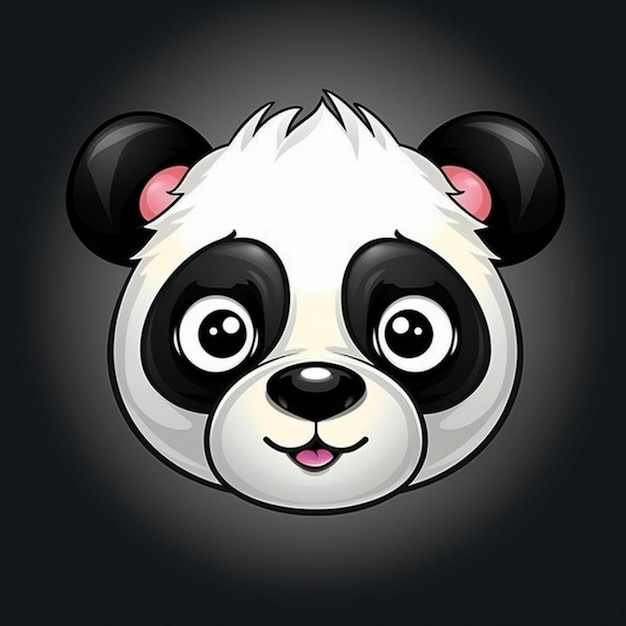 Image Panda Face Clipart