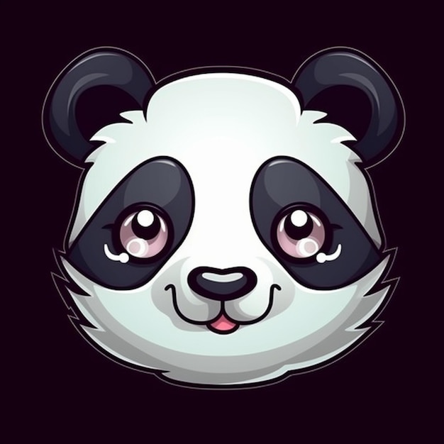 Image Panda Face Clipart