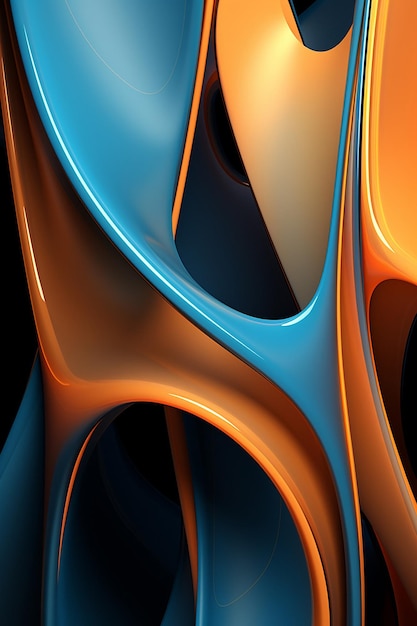 image of a pattern with colors in the style of rendered in cinema4d