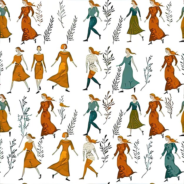 Photo an image of people dancing in a pattern