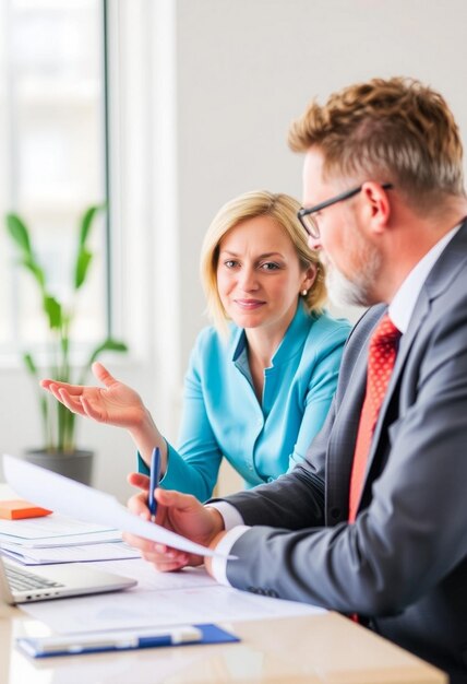 Photo image of a person discussing tax planning strategies with a client