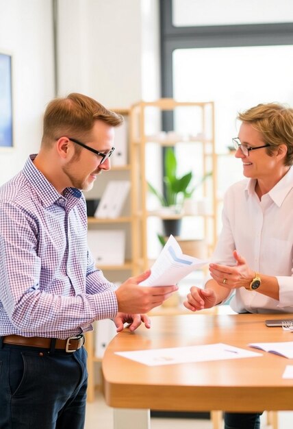 Photo image of a person discussing tax planning strategies with a client