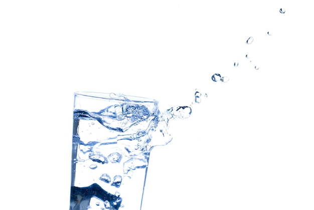 The image of pouring drinking water into a glass