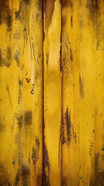 image of rustic yellow metal background