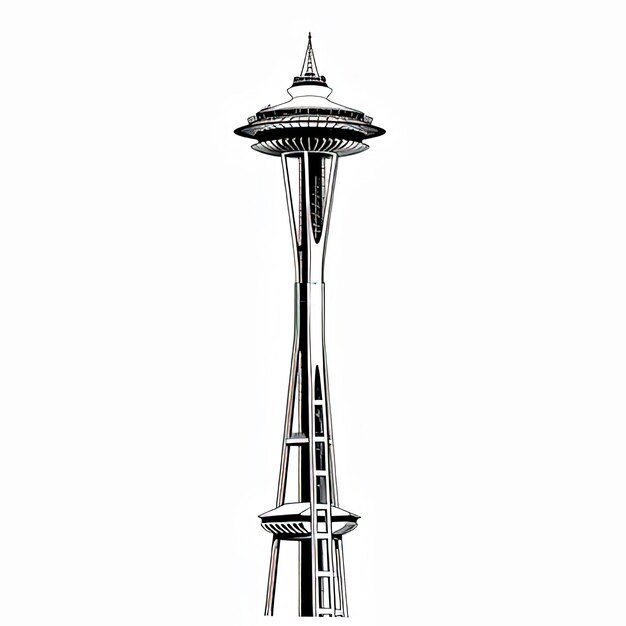 Photo an image of the space needle in seattle