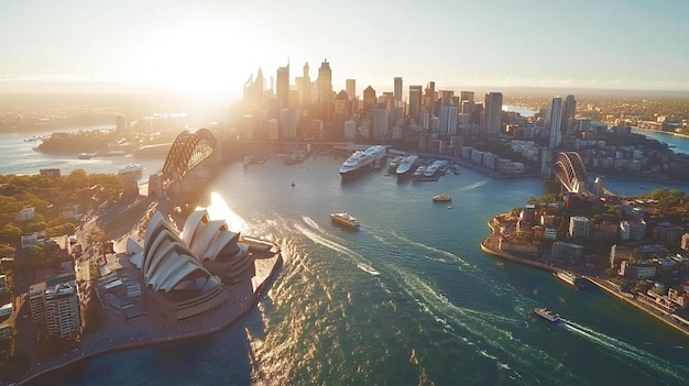 Photo image of sydney opera house and bridge