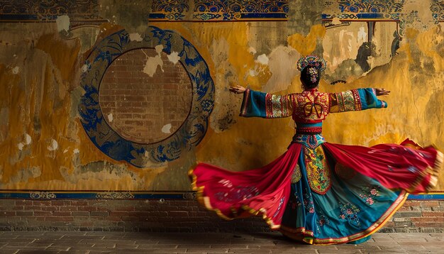 Photo image of timeless tradition capturing the beauty and movement of cultural dance