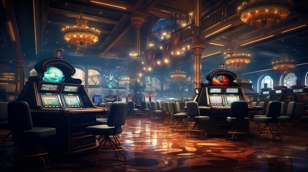 Image with a background related to casino