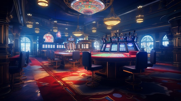 Image with a background related to casino