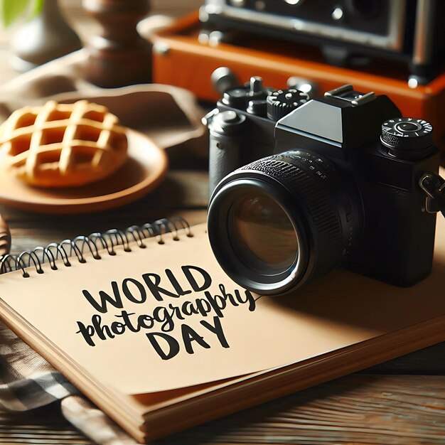 Photo a image for world photography day celebrate with stunning digital art