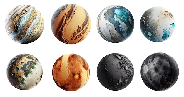 Imagery of imaginary planets for your cosmic image 3d Illustration