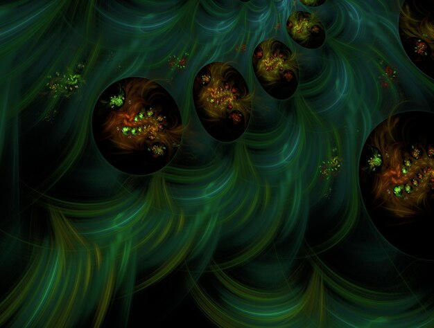 Imaginatory fractal abstract background image