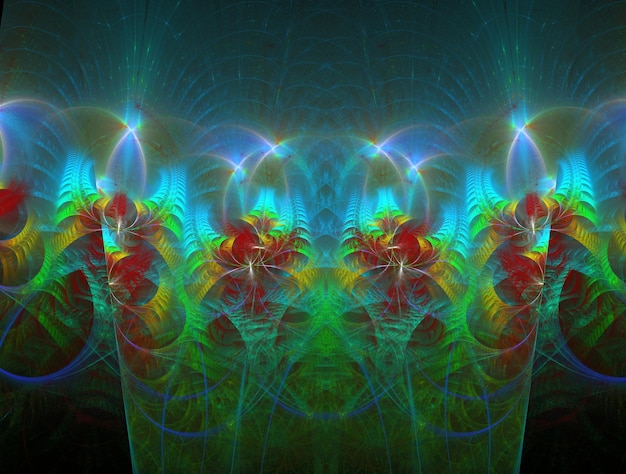 Imaginatory fractal abstract background image