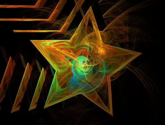 Imaginatory fractal abstract background Image