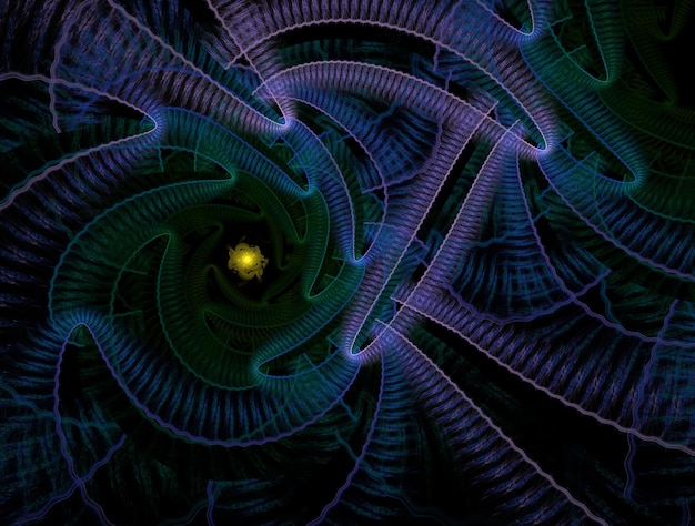 Imaginatory fractal abstract background Image