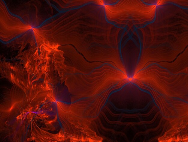 Imaginatory fractal abstract background image