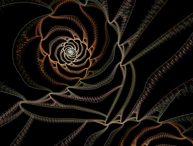 Imaginatory fractal abstract background image