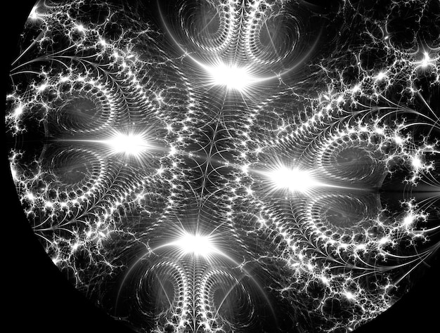 Imaginatory fractal abstract background image