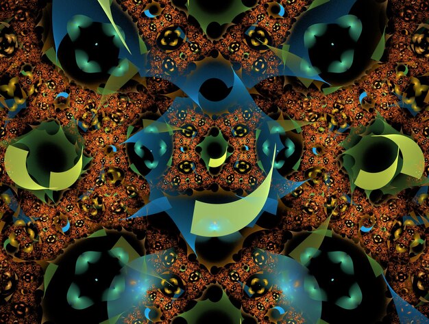 Imaginatory fractal abstract background Image