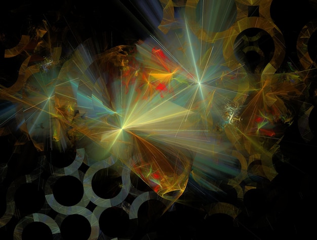 Imaginatory fractal abstract background Image