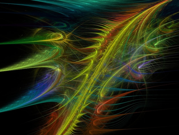 Imaginatory fractal abstract background Image