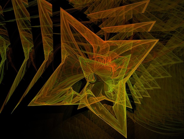 Imaginatory fractal abstract background Image