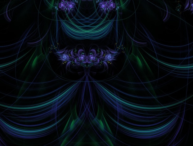 Imaginatory fractal abstract background Image