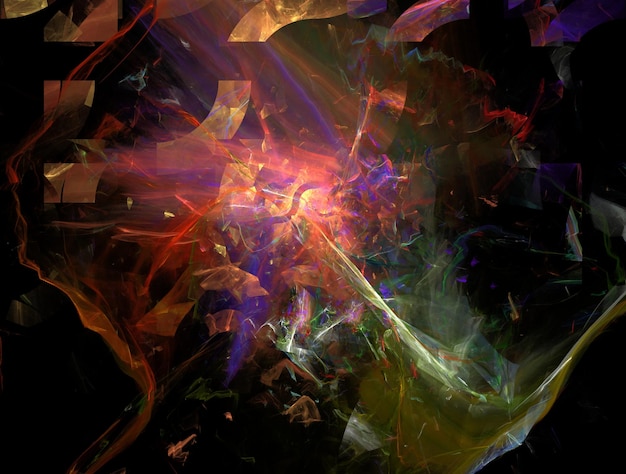 Imaginatory fractal abstract background image