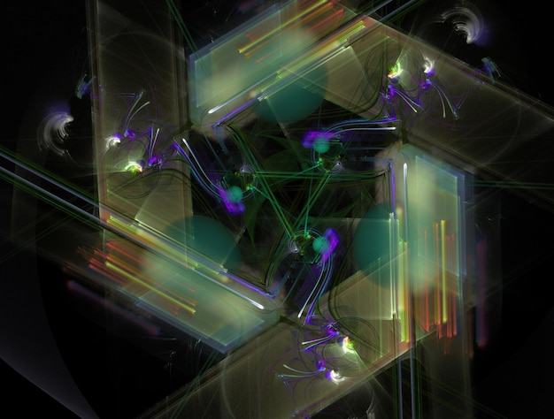 Imaginatory fractal abstract background Image