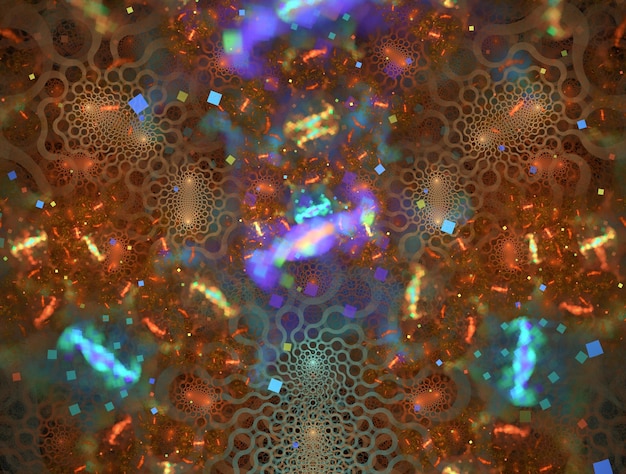 Imaginatory fractal abstract background Image