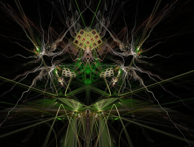 Imaginatory fractal background abstract image