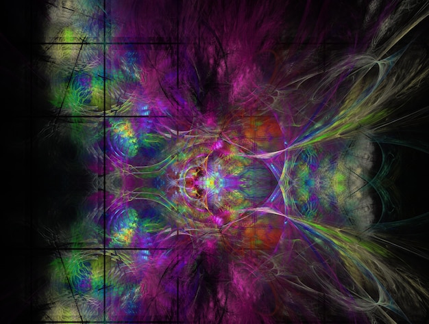 Imaginatory fractal background generated Image