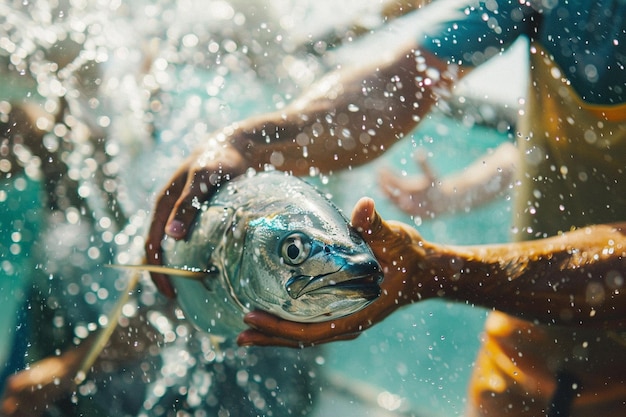 Imagine marine educators collaborating with fisher generative ai