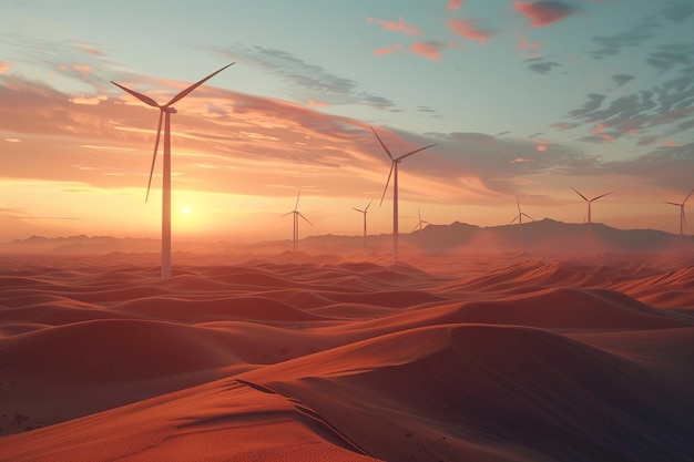 Immerse yourself in the beauty of the desert as wi generative ai