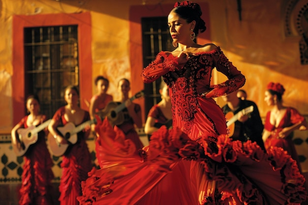 Immerse yourself in the ionate rhythms of flamenco generative ai