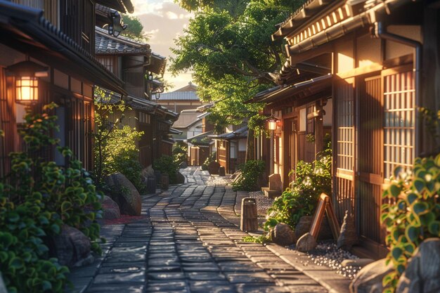 Immerse yourself in the peaceful ambiance of Kyoto generative ai