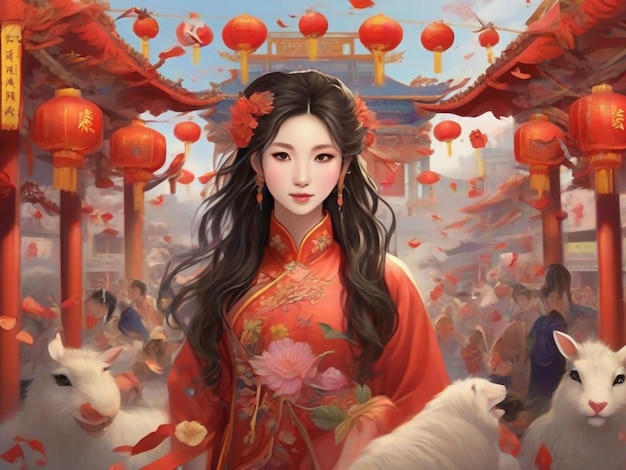 Immerse yourself in the rich culture and customs of Chinese New Year with a diverse range of visually descriptive prompts that showcase the beauty of this celebration