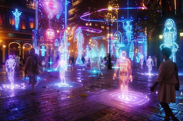 Immerse yourself in the vibrant atmosphere of a ci generative ai