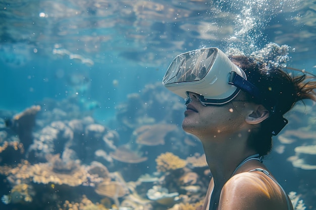 Immersive travel through VR allows adventurers to dive into the depths of the ocean