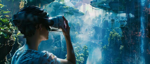 Photo immersive virtual reality escape experience