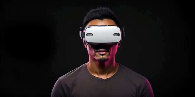 Immersive Virtual Reality Experience for a Asian Man