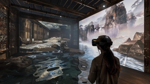 Photo immersive virtual reality experience